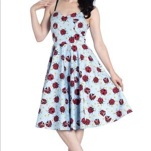 📍LAST CALL📍Hell Bunny Ladybug Lila Dress